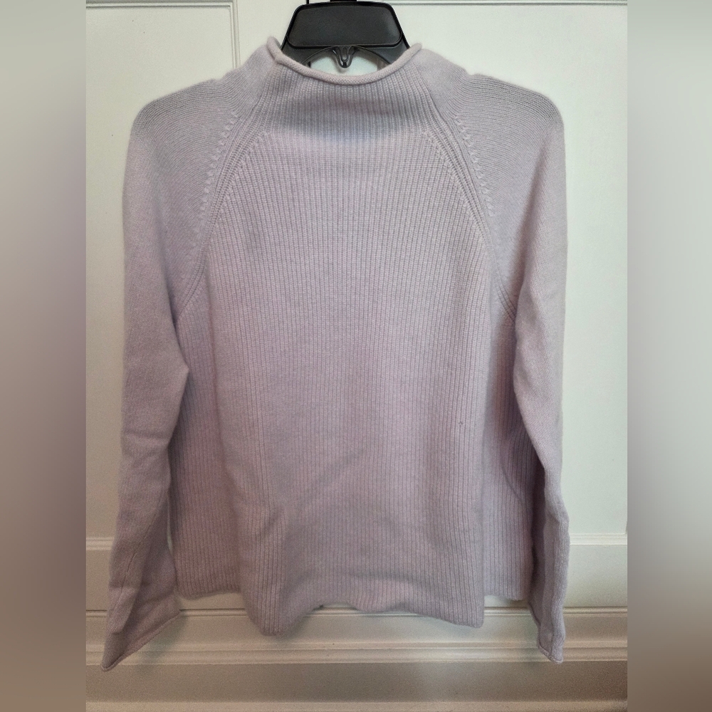 Alice Walk Roll Neck Sweater In Misty Morning